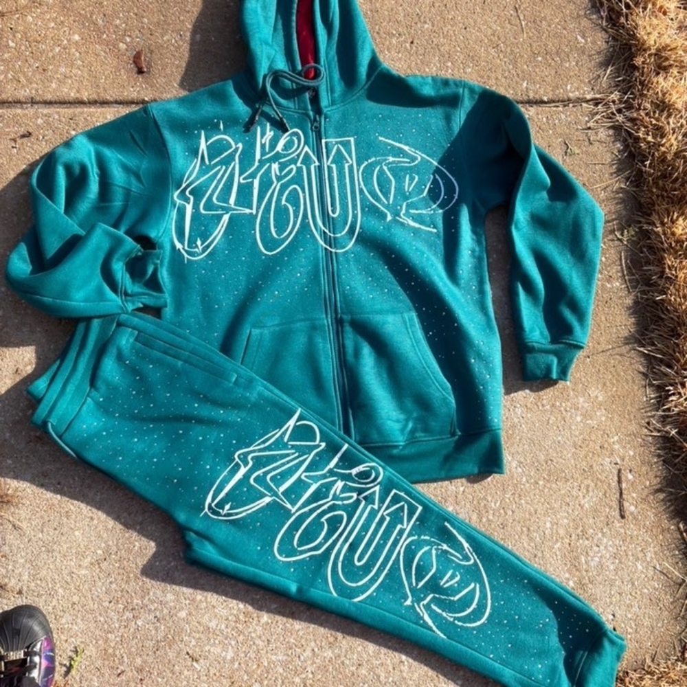 Tracksuit Set Rhimestones